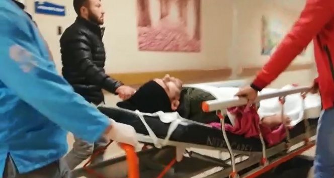 Baba oğul kavgasında kan aktı