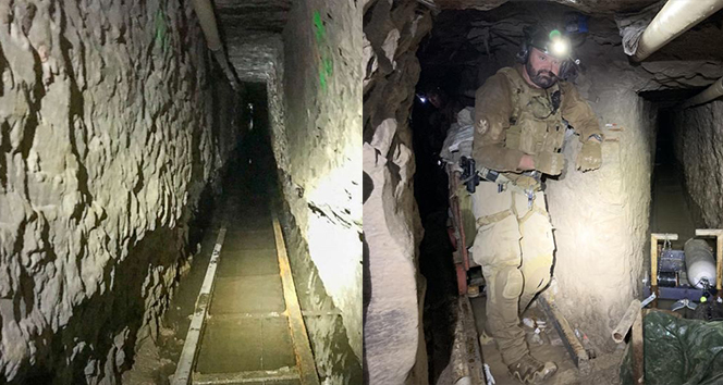 ABD-Meksika sınırında en uzun kaçakçılık tüneli bulundu