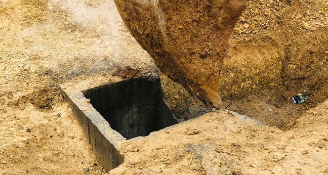 Barış Pınarı Harekatı bölgesinde teröristlerin açtığı tüneller kapatılıyor