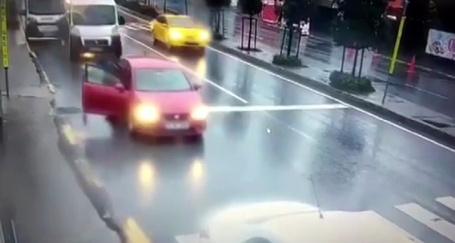 İnanılmaz kazada ölümden saniyelerle böyle kurtuldu