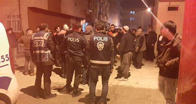 Komşular arasında yumruklu kavga