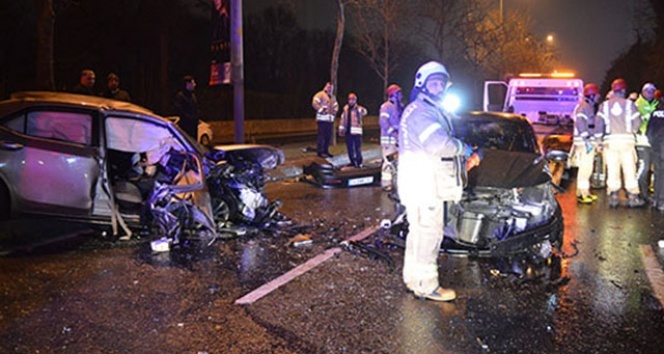 Ters yöne dalan alkollü sürücü ortalığı savaş alanına çevirdi