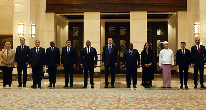 Cumhurbaşkanı Erdoğan büyükelçileri kabul etti
