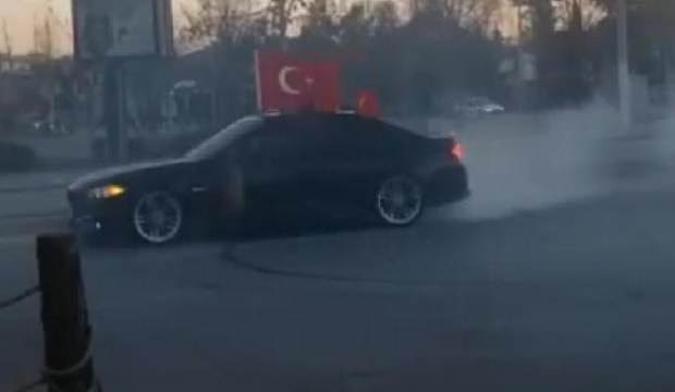 Drift yapan sürücüye 6 bin TL para cezası
