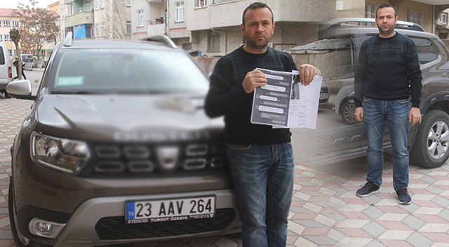 Aracının başkası tarafından satışa çıkarıldığını görünce şok oldu