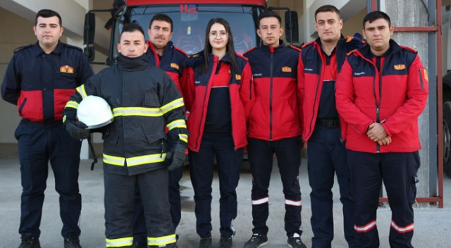 Genç kadın baba mesleğini tercih etti, itfaiyeci oldu