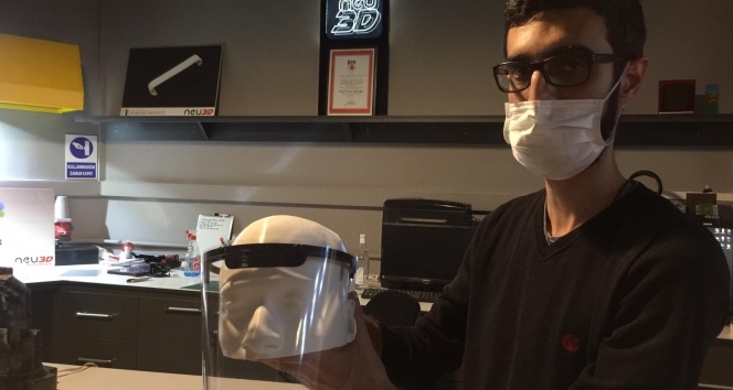 1645 Yüz siperi sağlık ve güvenlik personellerine dağıtıldı