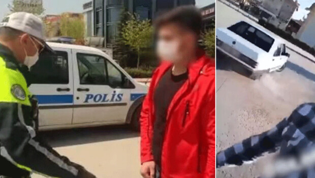 Drift yapan 20 yaşın altındaki kişiye hem trafik hem ‘corona virüs’ cezası