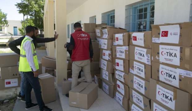TİKA’dan Tunus’ta 700 aileye ramazan yardımı