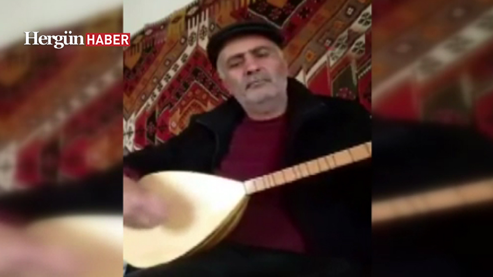 Karantina altındaki köyde korona virüse özel beste