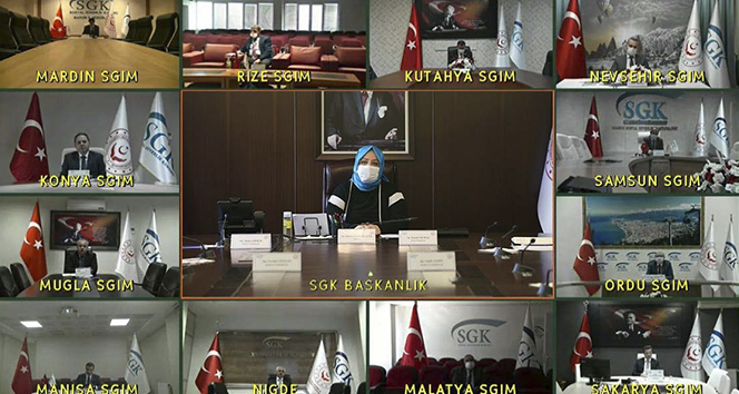 Aile, Çalışma ve Sosyal Hizmetler Bakanı Selçuk SGK il müdürleriyle görüştü