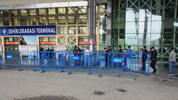 Antalya’da otogarda hareketlilik