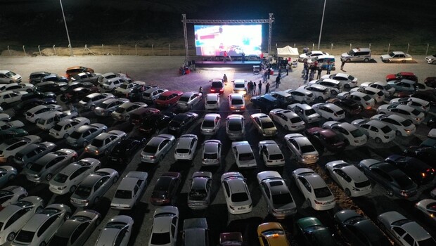 “Arabalı Sinema” etkinliği büyük ilgi gördü