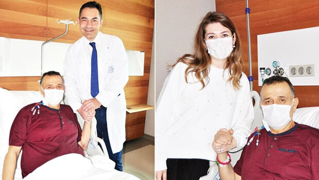 Babasını hayata yeniden bağladı!