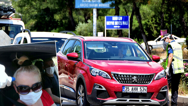 Bodrum’a 24 saatte 10 bin araç giriş yaptı! Akın akın geliyorlar