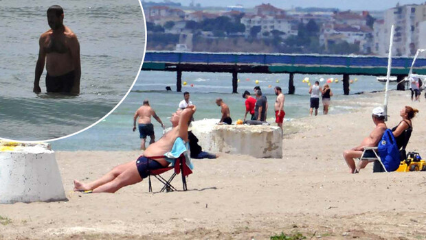 Bu görüntüler bugün İstanbul’da çekildi! Yasağa rağmen deniz keyfi…