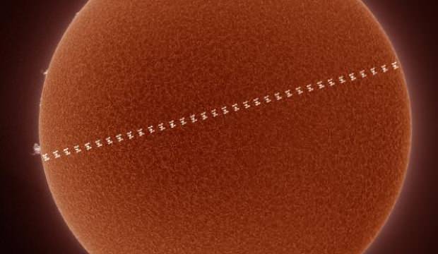 Dünyaca ünlü Türk astrofotoğrafçı ISS’un geçişini görüntüledi