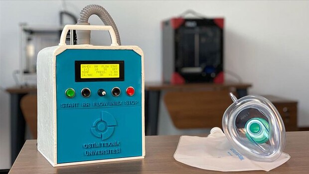 Düşük maliyetli ventilasyon cihazı geliştirildi
