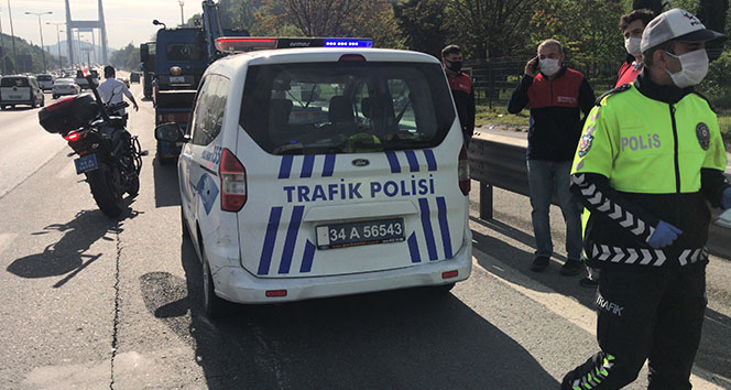 FSM Köprüsü girişinde kaza: 1 ağır yaralı