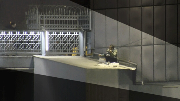 Galata Köprü’nde şaşırtan anlar