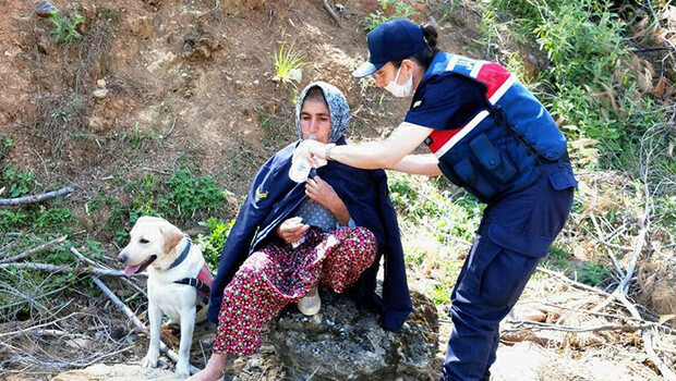 Kayıp kadın, 2 gün sonra ormanlık alanda bulundu
