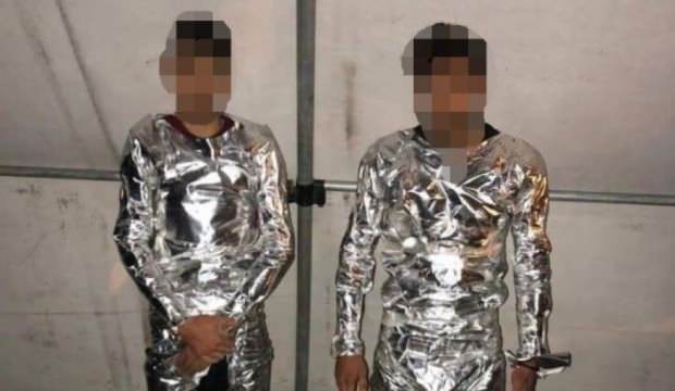Kendilerini alüminyum folyoya saran PKK’lı teröristler yakalandı