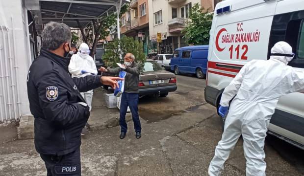 Koronavirüs karantinasından kaçan adam çay ocağında yakalandı