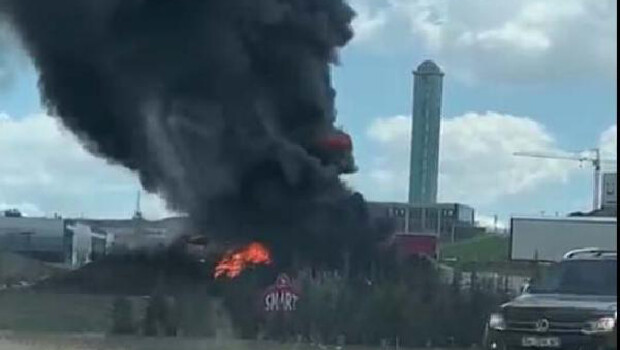 Son dakika… Ankara’da boya fabrikasında yangın