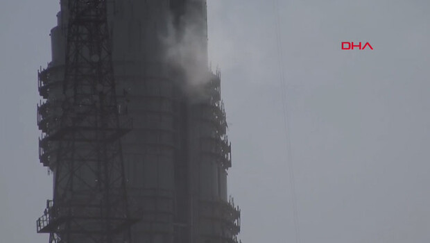 Son dakika haberler… Çamlıca kulesinde yangın!
