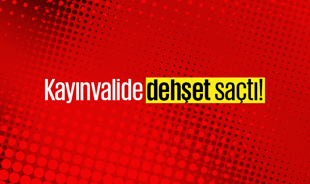 Kayınvalide dehşet saçtı! Bağrışları duyan komşular haber verdi