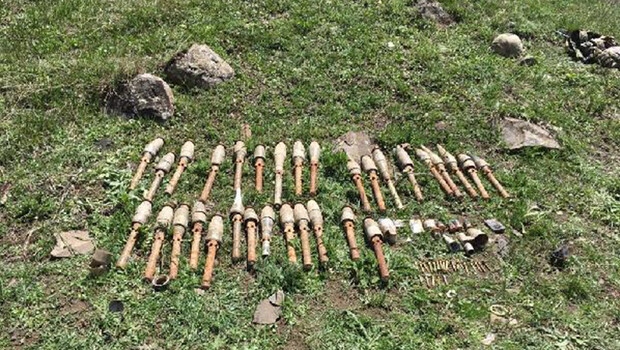 Van’da roketatar mühimmatı ele geçirildi