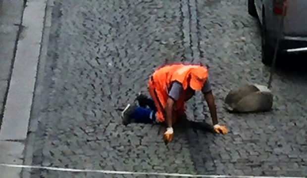 Zeytinburnu’nda duygulandıran görüntü