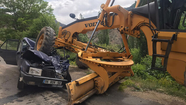 Giresun’da feci ölüm! İş makinesi ezdi…