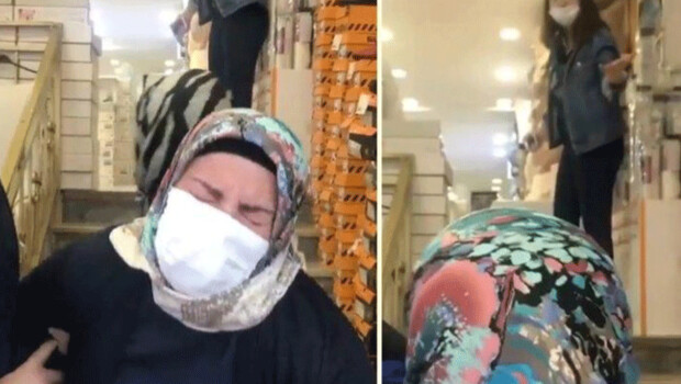 İstediği ayakkabıyı almayan annesini merdivenden itti…
