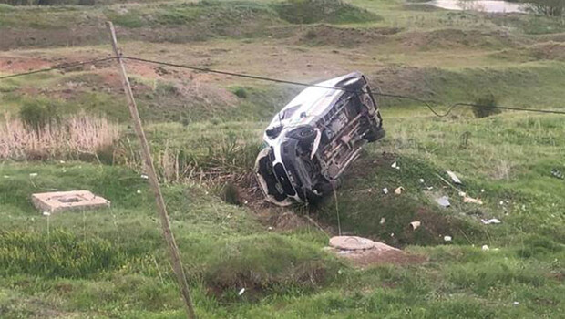 Sivas’ta cenaze aracı devrildi: 1 ölü, 1 yaralı