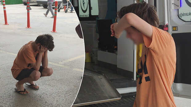 Dedesini görünce gözyaşlarına boğuldu