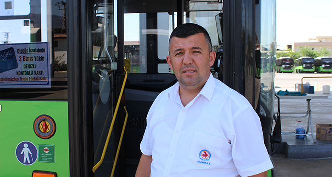 Halk otobüsünde rahatsızlanan yolcuyu, şoför hastaneye yetiştirdi