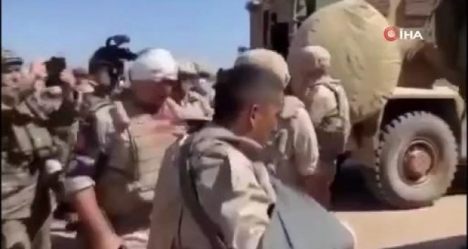 M-4 karayolundaki saldırıda yaralanan Rus askerler görüntülendi