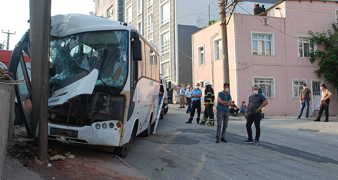 Usta şoför faciayı önledi