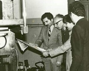 Misk Başkanı Merhum Ömer Faruk AKINCI hergün gazetesi ziyaretinden
