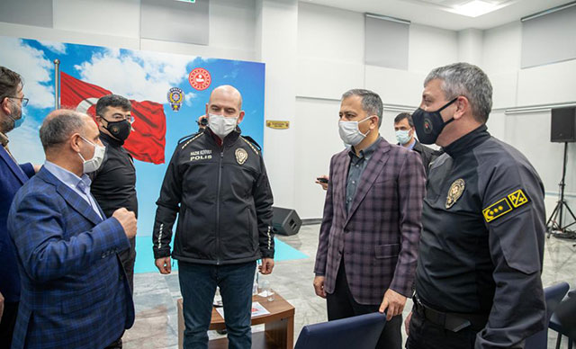 Soylu’dan Takviye Kuvvet Müdürlüğü’ne ziyaret