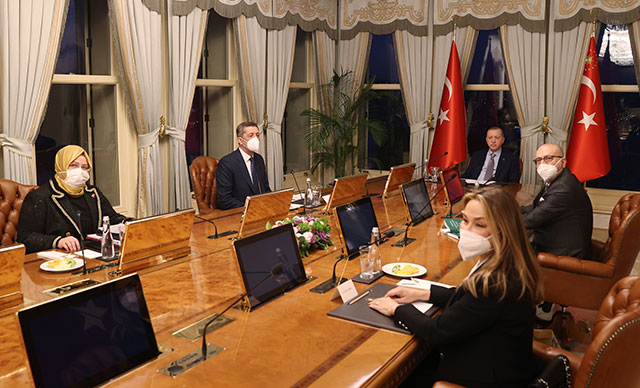 Cumhurbaşkanı Erdoğan Tayfun Öktem’i kabul etti