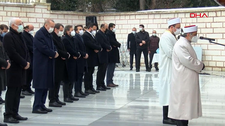 Cumhurbaşkanı Erdoğan, Prof. Dr. Nur Vergin’in cenaze törenine katıldı