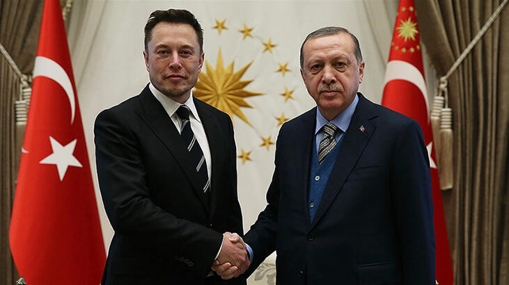 Cumhurbaşkanı Erdoğan, Elon Musk ile görüştü!