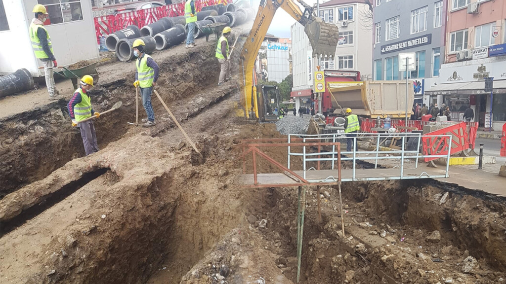 İSKİ, Üsküdar’da tarihin üzerinden geçti!
