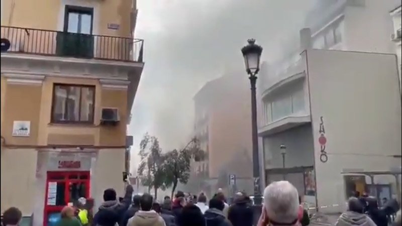 Son dakika… Madrid’de patlama