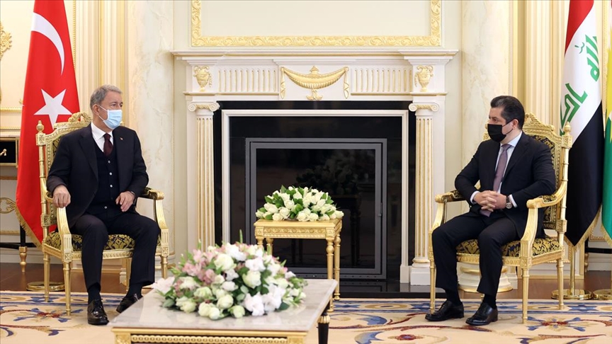 Akar, Barzani ile görüştü: PKK ortak düşman