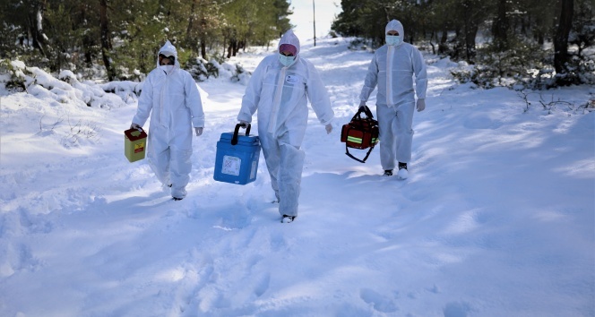 Kar ve baraj onlara engel olamadı