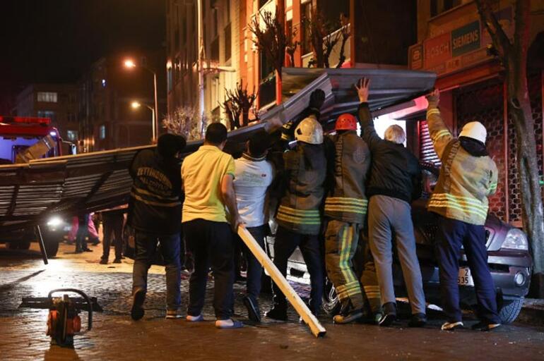 İstanbul’da korkutan görüntüler