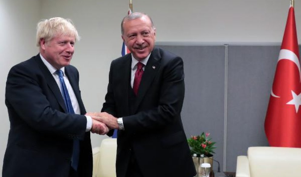 Cumhurbaşkanı Erdoğan, Boris Johnson’la görüştü